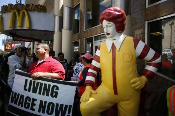 Fast Food Workers Strike Reuters McDonalds