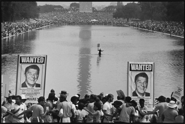 Freed 83 Reflecting Pool Reagan protesters