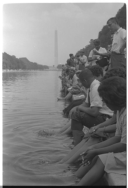 Leffler Feet in Reflecting Pool 63 March LOC