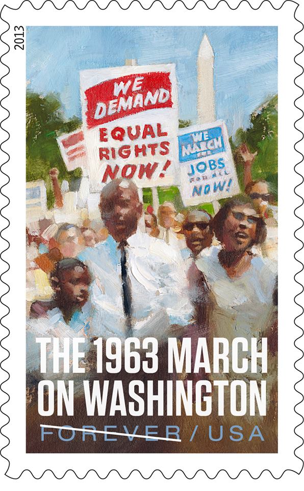 Is USPS 50th Anniversary March on Washington Stamp Based on Steve Schapiro's Jackie Robinson Photo? and What Would That Mean?