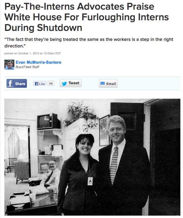 Clinton Lewinsky Govt Shutdown