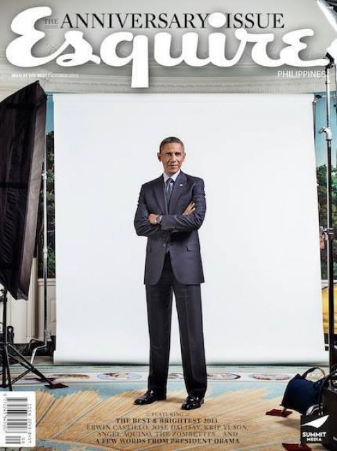 New Esquire Obama Cover: What's in a Background?