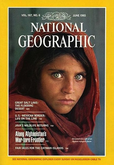 Sharbat Gula on National Geographic cover
