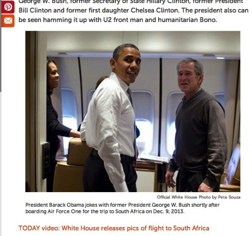 AF1 Bush Obama South Africa Pic NBC 1