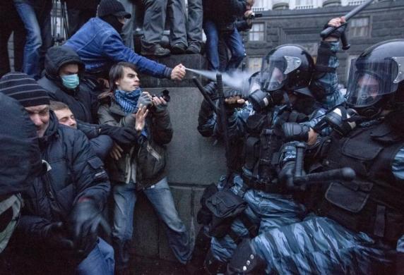 Kiev clash