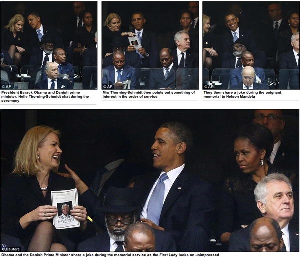 Obama Selfie series DailyMail