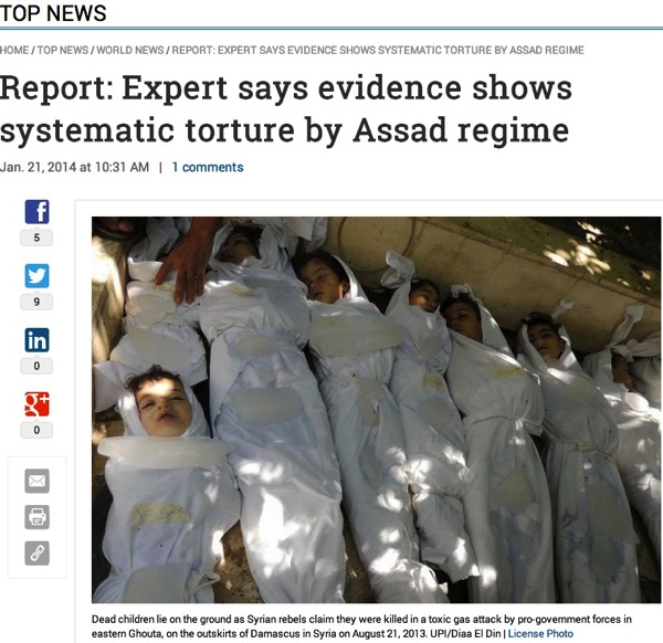 As if the Photographic Evidence of Syrian Atrocities Could Have Gotten Any Worse