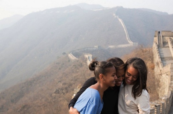 Relative Vantage of the Day: FLOTUS at The Great Wall