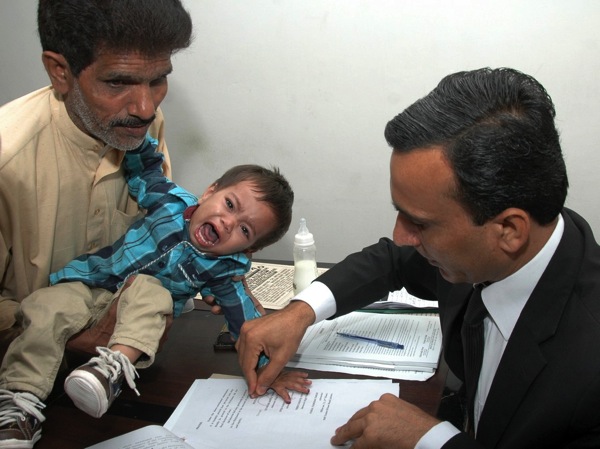 pakistan- infant arrested