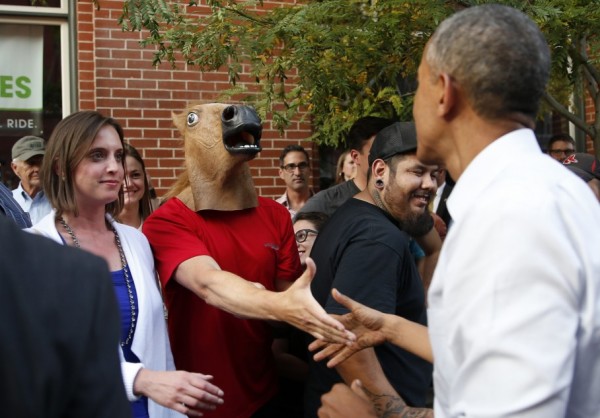 7 Takes On Obama and the Horse Head Guy
