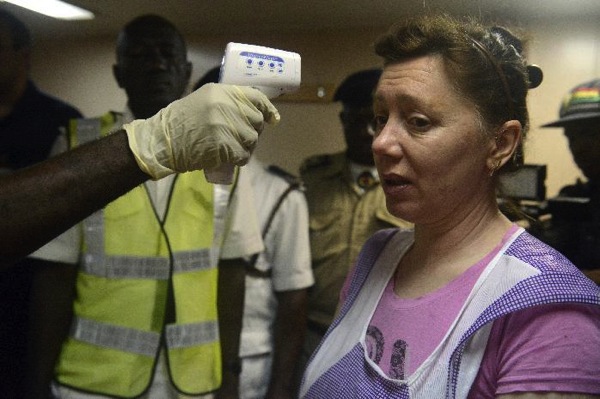 Thermometer shot ebola USAT