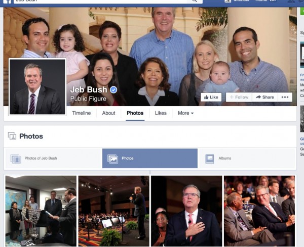 Jeb's Presidential Facebook Call All About the Profile Pic