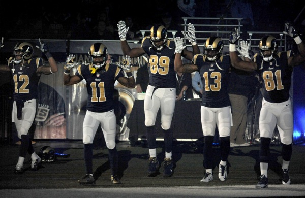 Thoughts on the Rams "Don't Shoot" Gesture As They Obliterated the Raiders