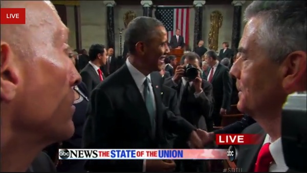 At Loggerheads: Obama's Next-to-Last SOTU