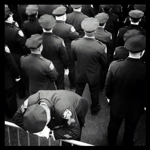 Turning Backs On Turned Backs: The Second Funeral of Gunned Down NYPD Officers