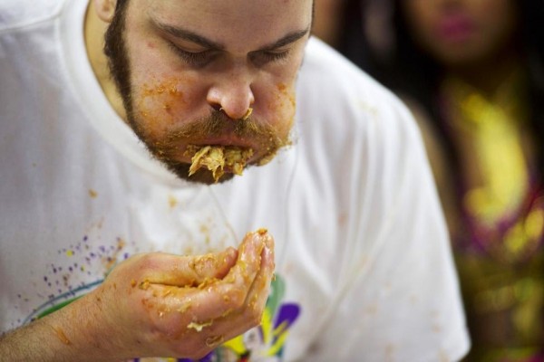 The Excess of Super Bowl Weekend Summed Up in One Picture — from Friday's Wing Bowl