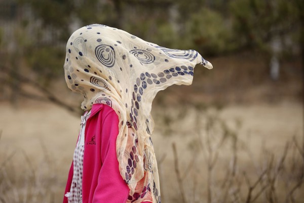 Girl With Scarf — or a Mutation?