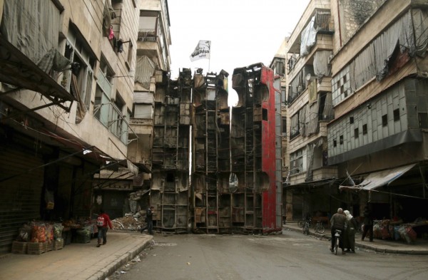 Waiting for Peace to Arrive at the Syrian Bus Stop