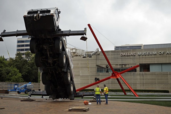 "What's Up" at The Dallas Museum of Art: Sculpture Imitates Life?