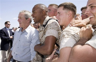 Bush-Marines-Arizona