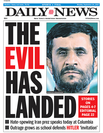 Dailynews-Ahmadinejad