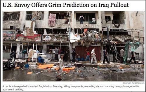 Iraq Withdrawal Looks Like Sure Road To Ruin