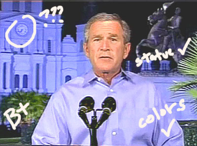 Bush's N.O. Restart — A Visual Report Card