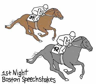 Ex-Presidents Run Away With First Night of Boston Speechstakes!