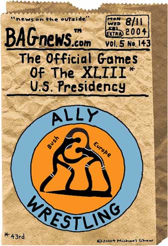 The Official Games of the 43rd U.S. Presidency — (with apologies to the Olympic wrestling competition)