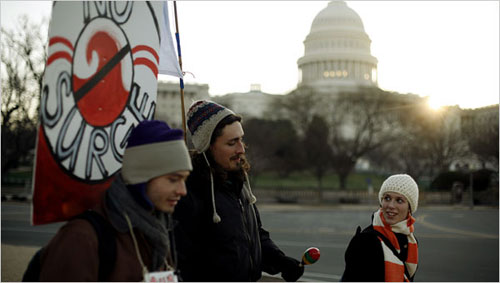 Three People Attend Washington Anti-War Protest