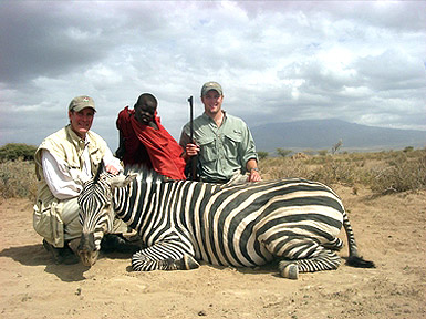 I love the animal.  …It's my kid holding the gun!