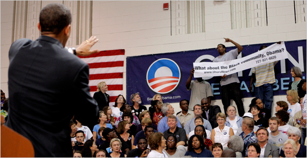 Obama Black Hecklers