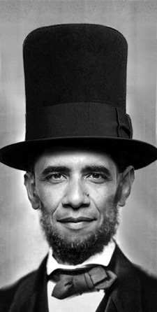 Between Obama And "Honest Abe"