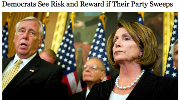 nyt cover 10/25/08 image: Brendan Smialowski for The New York Times