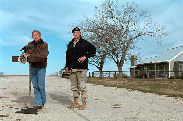 Susan Sterner/White House. Crawford, Texas, December 28,2001