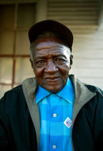BIRMINGHAM, AL - NOVEMBER 04:  Emmitt Coleman, 81, sits on his porch after casting his ballot in the presidential election November 4, 2008 in Birmingham, Alabama. Birmingham, along with Selma and Montgomery, were touchstones in the civil rights movement where Dr. Martin Luther King Jr. led massive protests which eventually led to the Voting Rights Act of 1965 ending voter disfranchisement against African-Americans. Americans are voting in the first presidential election featuring an African-American candidate, Democratic contender Sen. Barack Obama, who is running against Republican Sen. John McCain.  (Photo by Mario Tama/Getty Images)
