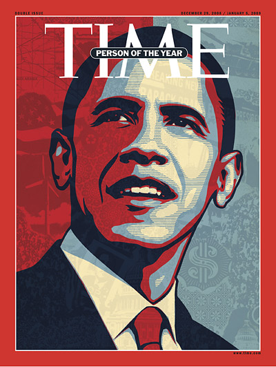 Barack Obama: TIME’s Machiavellian Leftist Of The Year (Or, Shepard Fairey Takes TIME To The Bank)