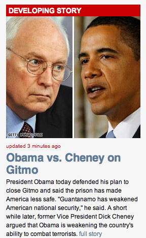 Obama Vs. Cheney: Media’s Blasphemous Equivalency