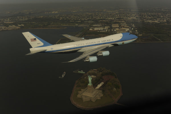 Air Force One Photo Released (Such As It Was)