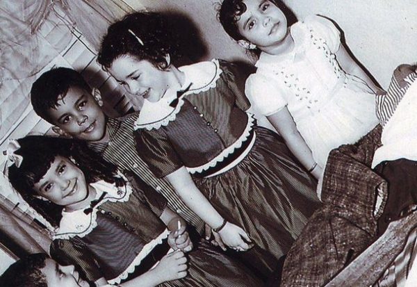 A young Sonia Sotomayor is pictured with her sister Miriam and cousins, in this undated family photograph released by the White House on May 26, 2009. President Barack Obama nominated Judge Sotomayor to the U.S. Supreme Court on Tuesday, selecting a woman who would be the court's first Hispanic justice and a liberal who is unlikely to change its ideological balance. REUTERS/The White House/Handout (UNITED STATES POLITICS CRIME LAW SOCIETY) FOR EDITORIAL USE ONLY. NOT FOR SALE FOR MARKETING OR ADVERTISING CAMPAIGNS. IN BLACK AND WHITE ONLY