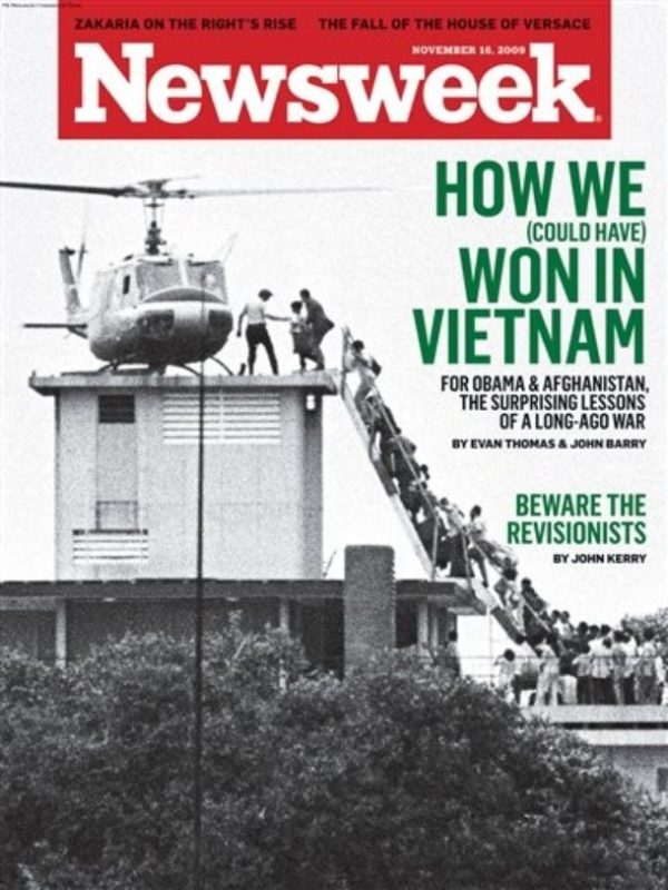 The November 16 issue of Newsweek (on newsstands November 9), "How We (Could Have) Won in Vietnam," argues that unraveling the mysteries of Vietnam may prevent us from making its mistakes when it comes to Afghanistan.  Plus, an essay by Sen. John Kerry, how 1979 changed the world, why right-of-center candidates are succeeding in the age of Obama, and the fall of the House of Versace.  (PRNewsFoto/NEWSWEEK)