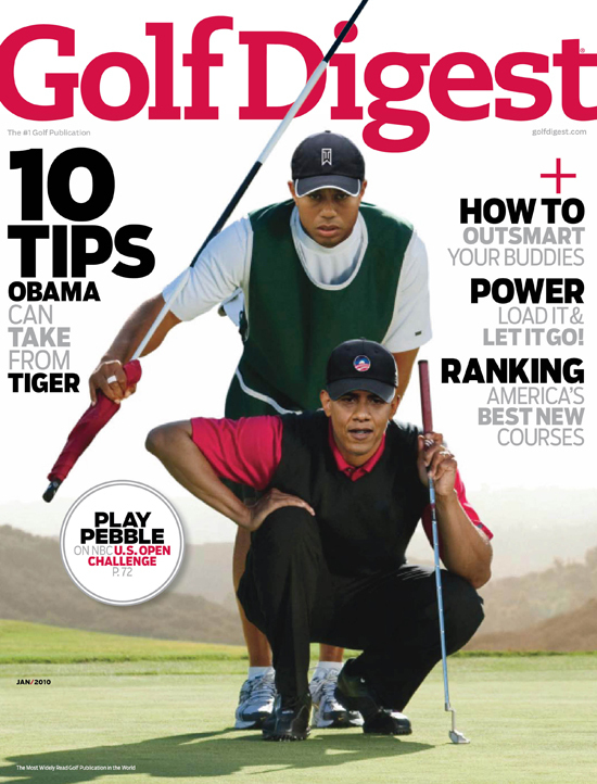 Shafting Tiger and Obama: That Sexually-Suggestive Golf Digest Cover