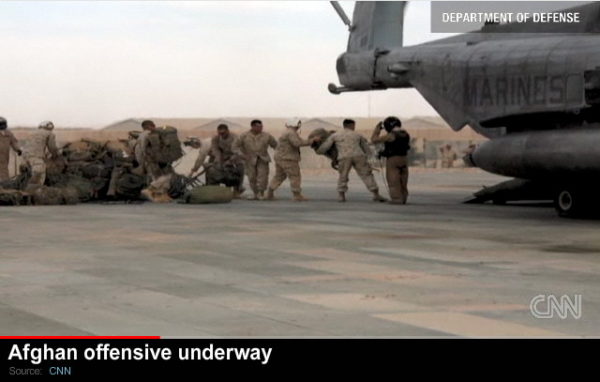 Afghan Offensive CNN DOD pics