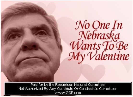 No one in Nebraska wants to be my Valentine