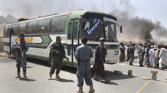 Kandahar bus shooting