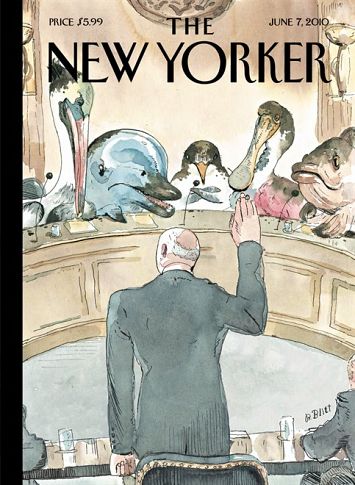 New Yorker Oil Spill Cover
