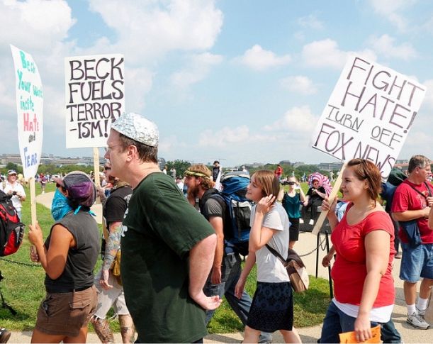 A 2nd Reason Glenn Luther King Hit it Out of the Park in DC – They Left the Signs at Home