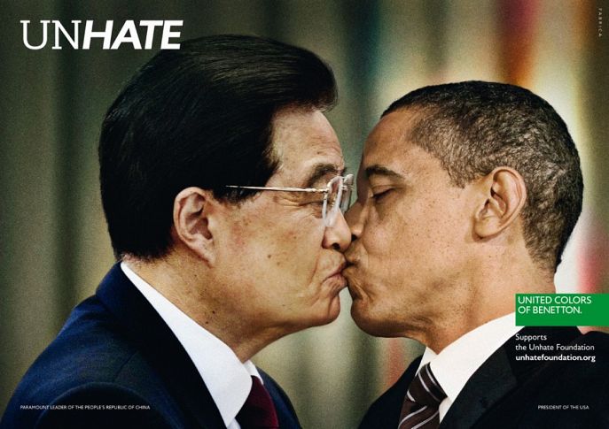 Off Colors of Benetton: Obama as Gay Lover