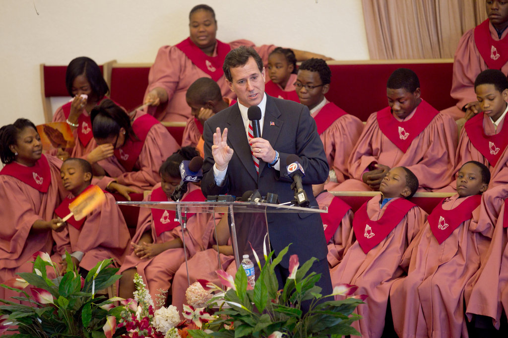 Stephen Crowley’s Extraordinary Photo of Santorum at an African-American Church