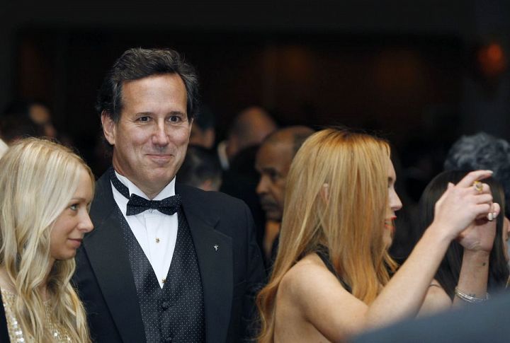 Santorum and Lohan At White House Correspondent’s Dinner